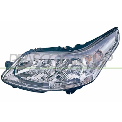 Afbeelding van PRASCO CI4244904 Koplampen Links H7, H1 Met regelmotor voor LWR CITROËN: C4 Coupe, I Hatchback