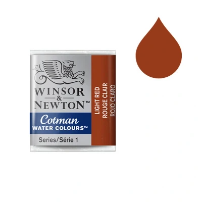 Image de Winsor &amp; Newton Cotman aquarelle (demi godet) 362 ocre rouge