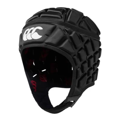 Afbeelding van Canterbury Raze Headguard Junior Black/Red XXSmall.