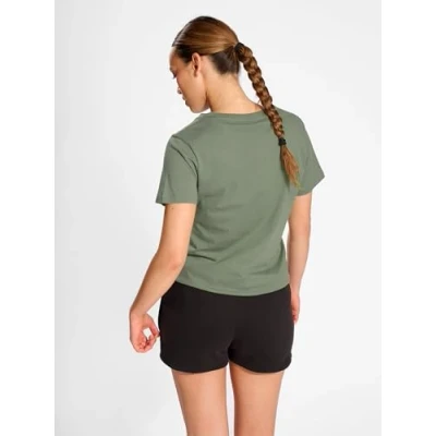 Afbeelding van Hummel Active BEE CO SS Tshirt basic, Dames, Maat: 34, Sea spray