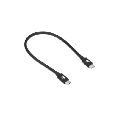Afbeelding van OWC USB C Kabel Thunderbolt 4 &amp; 5 30 cm 80/120Gb/s / devices 240W Zwart