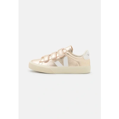 Afbeelding van Veja Recife LOGO Sneakers laag, Dames, Maat: 39, Platine/white Leer