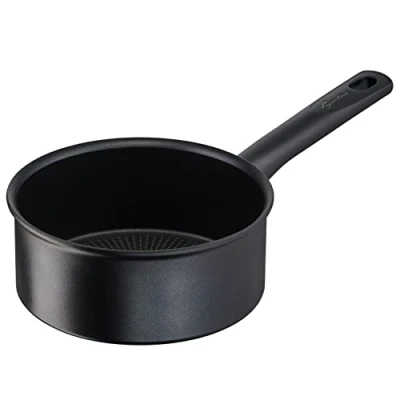 Afbeelding van Lagostina Rigenera Green Braadpan met antiaanbaklaag, aluminium, Ø 18 cm, inductiekookplaat, gas en oven, thermosignaal kookindicator, krasbestendige coating, ergonomische handgreep
