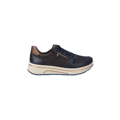 Afbeelding van ara Sapporo Sneakers laag, Dames, Maat: 44, Blau Leer