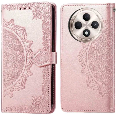 Afbeelding van imoshion Mandala Bookcase voor de Oppo Reno 12F 5G Rosé Goud