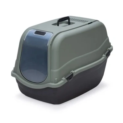 Afbeelding van Beeztees Kattenbak Romeo Maxi Eco 65 cm Groen Zwart