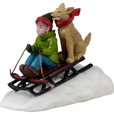 Afbeelding van Lemax Doggone Downhill Sledding
