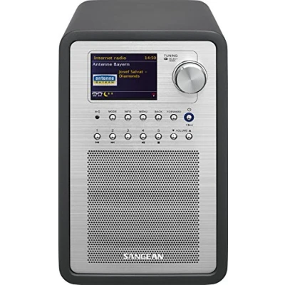 Afbeelding van Sangean WFR 70 (SmartLink 1) Internetradio DAB+, VHF (FM), Internet AUX, USB, Spotify, Geschikt voor DLNA Grijs