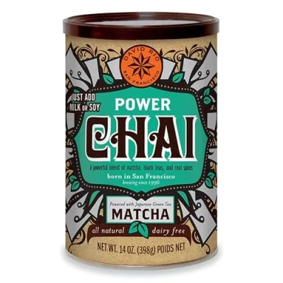 Afbeelding van David Rio Chai Tea Latte Power Chai® Matcha (vegan en zuivelvrij)