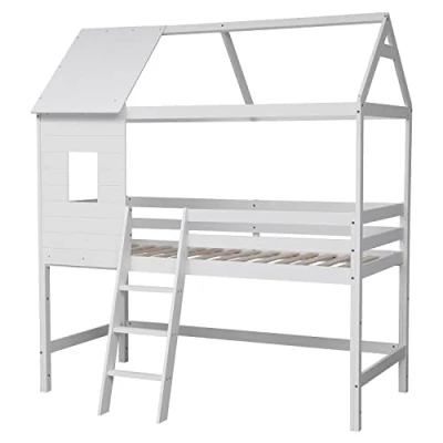 Afbeelding van Tussenbed voor kinderen 190x90cm wit MARGOT