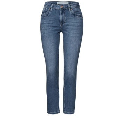 Afbeelding van Street One Studio Slim fit jeans, Dames, Maat: 31x28, Blau