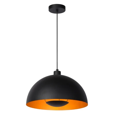 Afbeelding van Lucide SIEMON Hanglamp Ø 40 cm 1xE27 Zwart