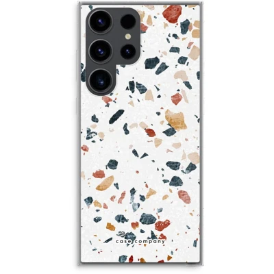 Afbeelding van Case Company® hoesje geschikt voor Samsung Galaxy S23 Ultra Terrazzo N4 Soft Cover Telefoonhoesje Bescherming aan alle Kanten en Schermrand