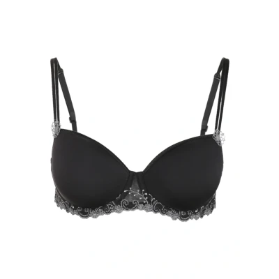 Afbeelding van Simone Pérèle dames Delice Spacer Moonlight voorgevormde balconette bh in de kleur Zwart, maat: E70