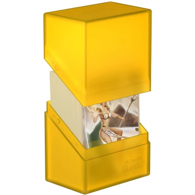 Afbeelding van Ultimate Guard Boulder Deck Case 60+ Amber