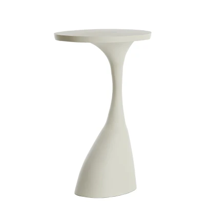 Afbeelding van Light &amp; Living Bijzettafel MACAU 40x33x55cm Wit