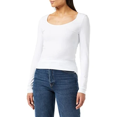 Afbeelding van Vero Moda VMMAXI MY LS SOFT UNECK NOOS Dames T shirt Maat XL