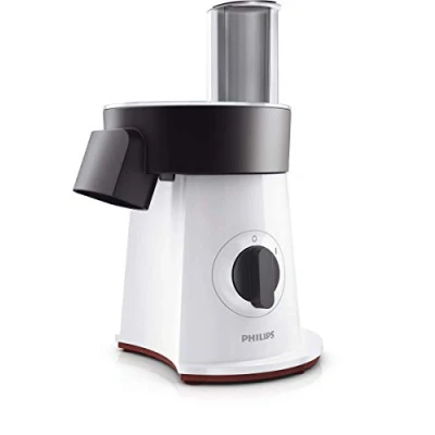 Afbeelding van Philips Domestic Appliances Hakmolen met 5 schijven voor het snijden en raspen, 200 W, wit