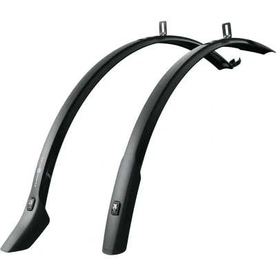 Afbeelding van Spatbordset 28 sks velo urban pvc 42mm zw