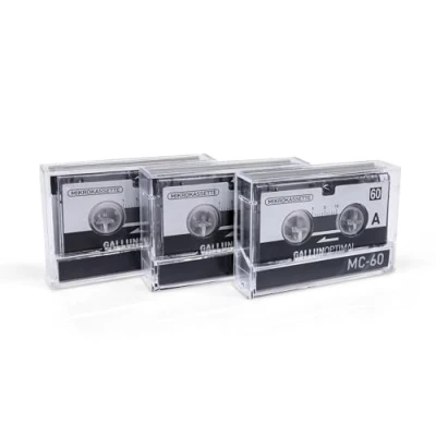 Afbeelding van GALLUNOPTIMAL MC60 microcassette voor dicteerapparaat 3 stuks cassette dictafoon audiocassette