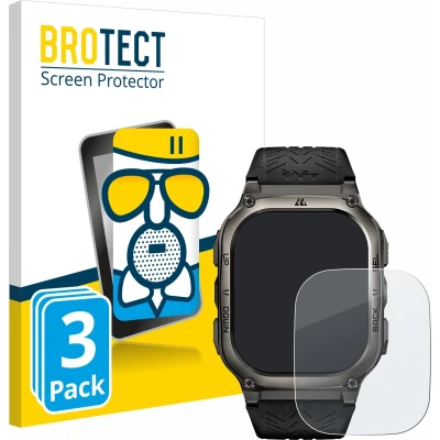 Afbeelding van BROTECT AirGlass Verre Mat, Smartwatch beschermfolie, Grijs