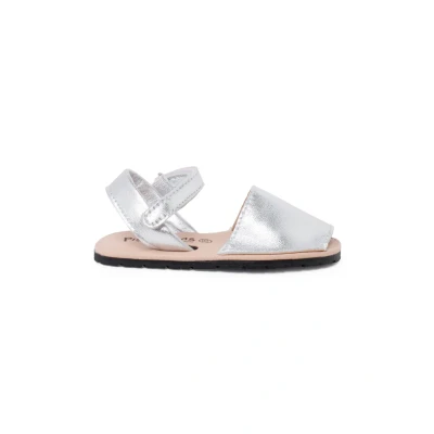 Afbeelding van Pisamonas Menorquinas Barefoot Sandalen voor kinderen, Maat: 26, Plata Textiel