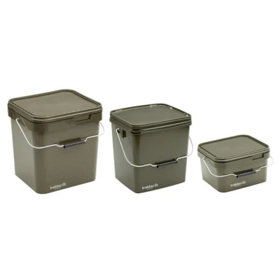 Afbeelding van Trakker Olive Square Container 13L met Tray Voeremmer