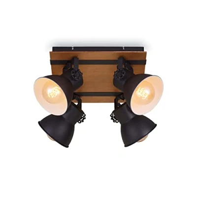 Afbeelding van Briloner Leuchten TEMPA Spotlight 2742 045 4 flams spotkoppen draai en kantelbaar lampen niet inbegrepen max. 60W IP20 38 x 21 cm