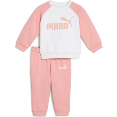Afbeelding van Minicats Essentials Raglan Crew set, Roze, Maat 2 3Y PUMA