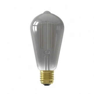 Afbeelding van Slimme lamp E27 Edison Calex Smart Home (LED, 7W, 400lm, 1800 3000K, Dimbaar, Titanium)