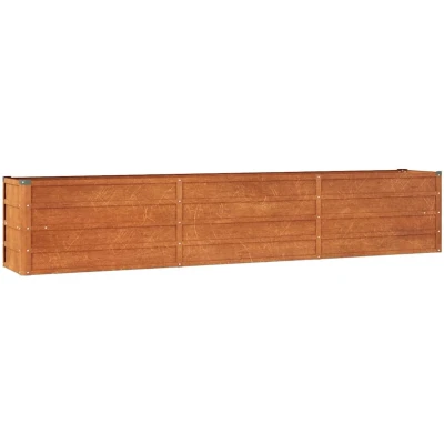 Afbeelding van Plantenbak verhoogd 240x40x45 cm cortenstaal roestig