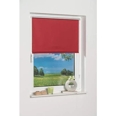 Afbeelding van K home Klemmfix mini verduisteringsrolgordijn, stof, wit, 70 x 150 cm