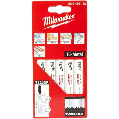 Afbeelding van Milwaukee decoupeerzaagblad T123XF (5st)
