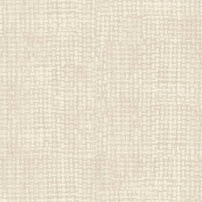 Afbeelding van couleurs &amp; matières Behang Wicker Natural beige en gebroken wit