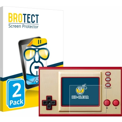 Afbeelding van BROTECT Screenprotector voor Nintendo Game &amp; Watch The Legend of Zelda Folie Beschermfolie transparant (2 Stuks)