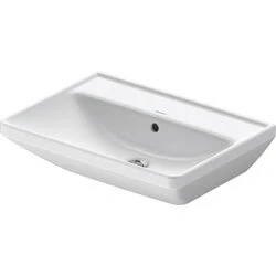 Afbeelding van Duravit D Neo wastafel 60x44x16.5cm 1 kraangat rechthoek Keramiek Wit