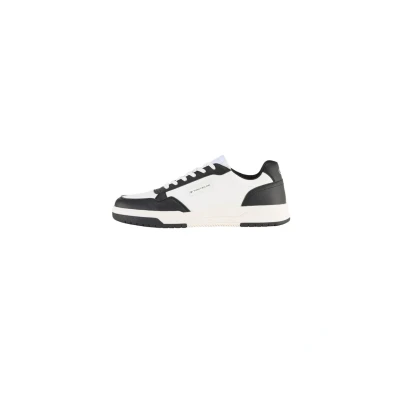 Afbeelding van TOM Tailor Sneakers laag, Heren, Maat: 43, Black white Pu