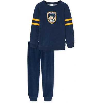 Afbeelding van Schiesser RAT Henry SET Pyjama voor kinderen, Maat: 104, Dunkelblau