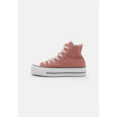 Afbeelding van Converse Chuck Taylor ALL STAR LIFT Platform Sneakers hoog, Dames, Maat: 39, Light saddle/natural ivory/black Textiel