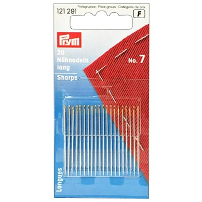 Afbeelding van PRYM NAAINAALDEN LANG STAAL 0.70X38MM 1X20ST