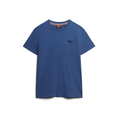 Afbeelding van Superdry Vintage LOGO EMB Tshirt basic, Heren, Maat: Large, Bright blue marl