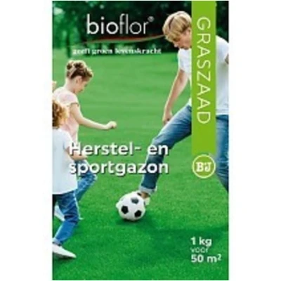 Afbeelding van Bioflor graszaad Herstel en Sportgazon voor 50 m2
