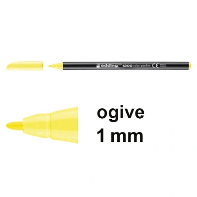Image de Edding 1200 feutre de coloriage (1 mm ogive) melon miel