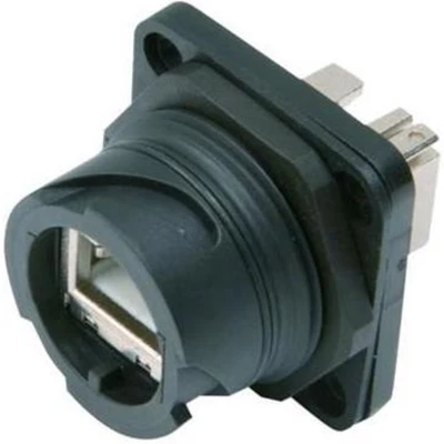 Afbeelding van Telegärtner J80020A0003 STX V1 RJ45 stekkerset kunststof variant 1 Koppeling, inbouw Aantal polen: 8P8C Zwart stuk(s)