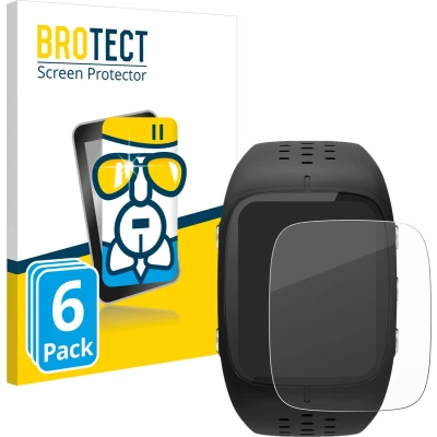 Afbeelding van BROTECT Screenprotector voor Polar M430 Folie Beschermfolie Beschermglas transparant (6 Stuks)