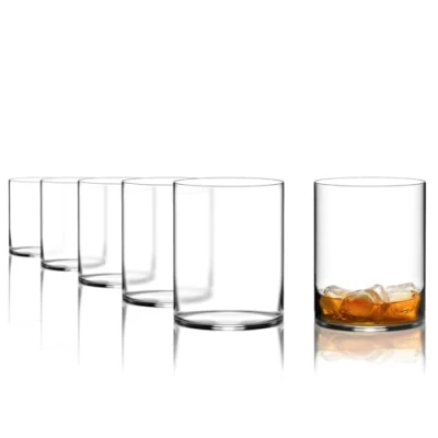 Afbeelding van Stölzle Lausitz D.O.F. Set van 6 moderne whiskyglazen hoogwaardig kristal, 520 ml, vaatwasmachinebestendig