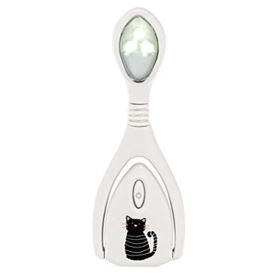 Afbeelding van moses. libri_x leeslamp Lumi® Plus kat, klemlamp met traploze dimmer om te lezen in het donker, led wit