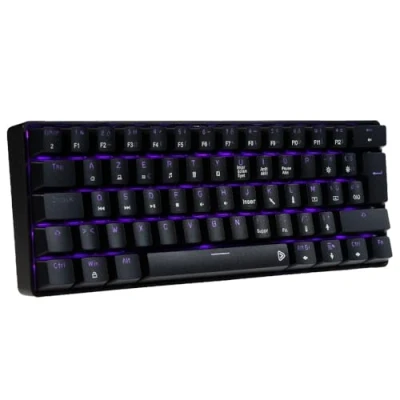 Afbeelding van Onlan CA 100 mechanisch toetsenbord, compact, TKL 64 toetsen, anti ghosting, achtergrondverlichting, USB