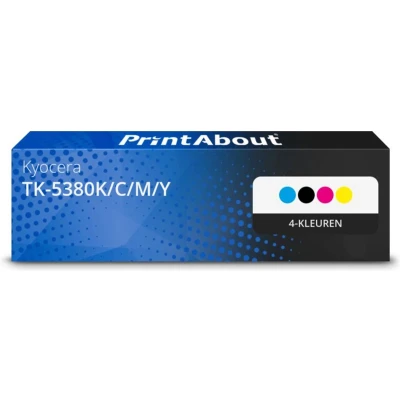 Afbeelding van Huismerk Kyocera TK 5380K/C/M/Y Toner 4 kleuren Multipack
