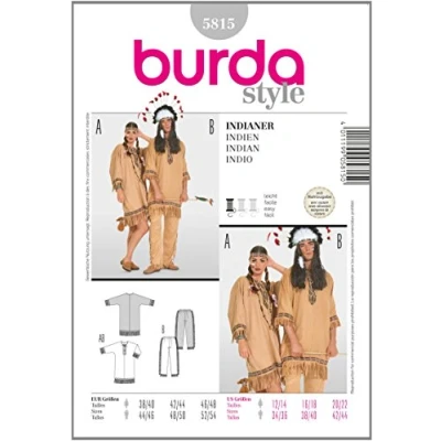 Afbeelding van Burda Naaipatroon 5815 Indiaan in variaties